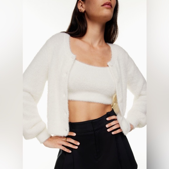 Aritzia’s Sunday Best “Carmen” Cream Cardigan - Picture 3 of 11